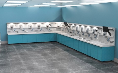 三強醫(yī)療用貼心的設(shè)計為客戶規(guī)劃多種方式的內(nèi)鏡清洗工作站搭配方案